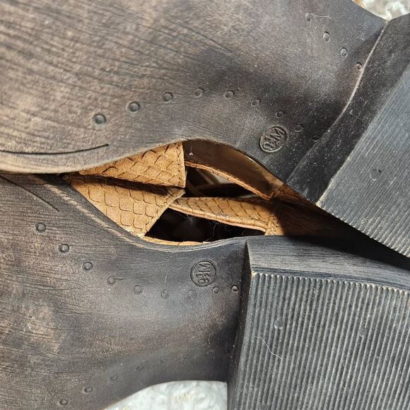 Coconuts by Matisse Woven Western Inspired Shooties sz 9.5 - Picture 5 of 6